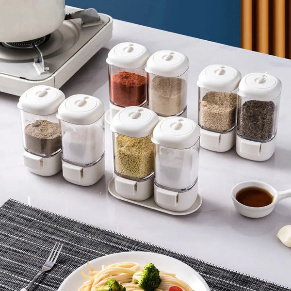 4'lü Basmalı Baharatlık Tuzluk Seti