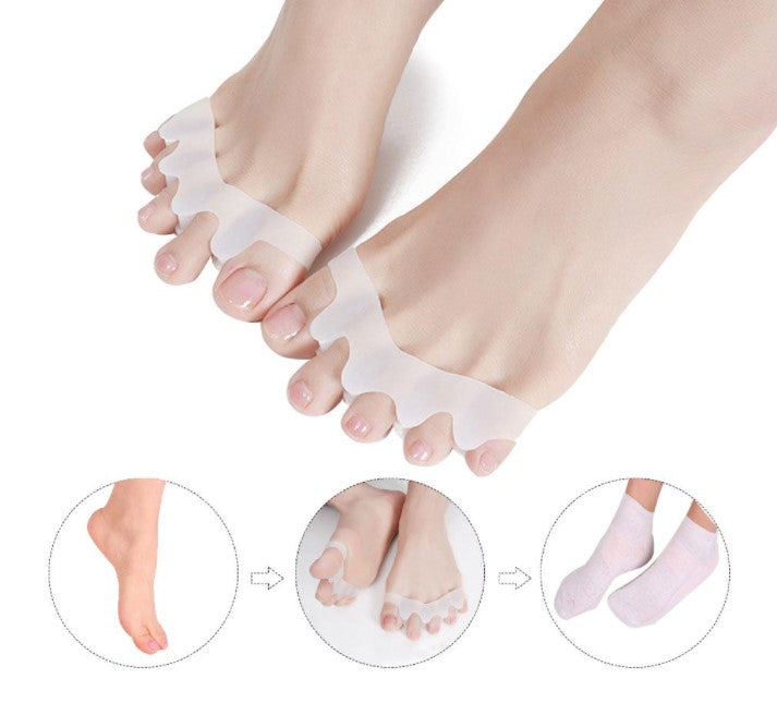 5 PARMAK AYIRAN GEÇMELI MAKARA BEYAZ RENK