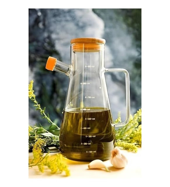 Borosilikat Cam 900 ml. Yağdanlık