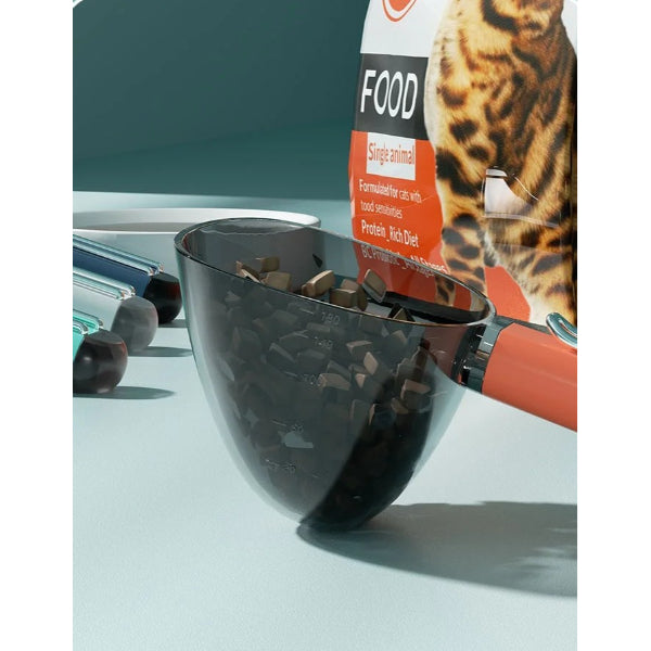 Klipsli Ölçekli Kedi Köpek Mama Küreği