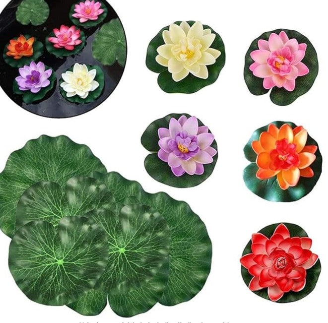 Dekoratif Yapay Lotus Çiçeği