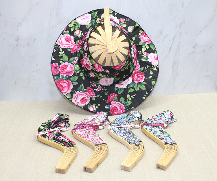 Ahşap Şapkalı Yelpaze