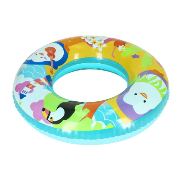 Sevimli Hayvanlar Desenli Çocuk Deniz Simidi (3-6 Yaş)