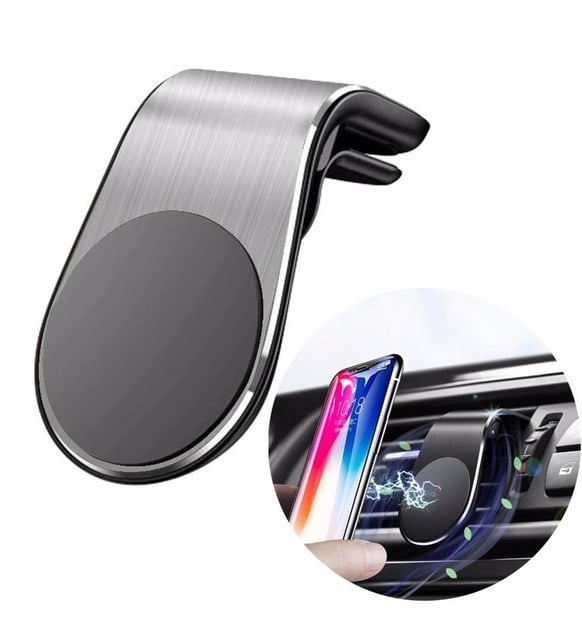 Araba Klimasına Takılan Mandallı Mıknatıslı Telefon Tutucu