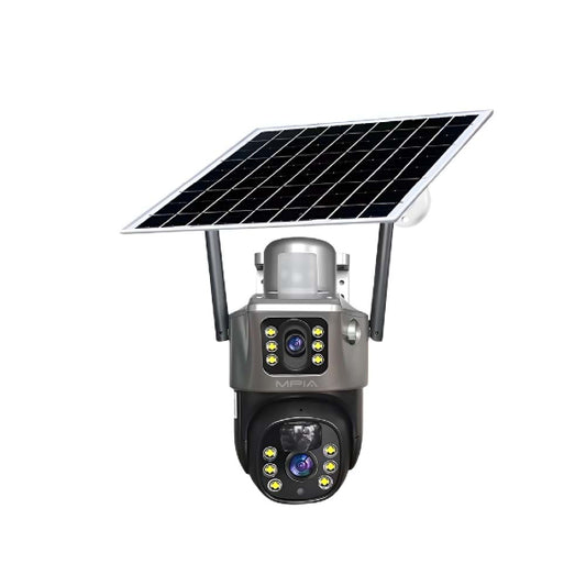 3 MP + 3 MP Çift Lens Solar TF Kart Girişli 4G Kamera