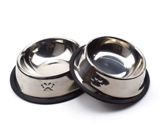 Paslanmaz Çelik Metal Mama Kabı 18 cm.