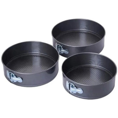 3'lü Kelepçeli Kek Kalıbı Seti