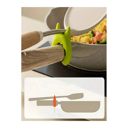 Silikon Tava Tencere Kaşık Tutucu