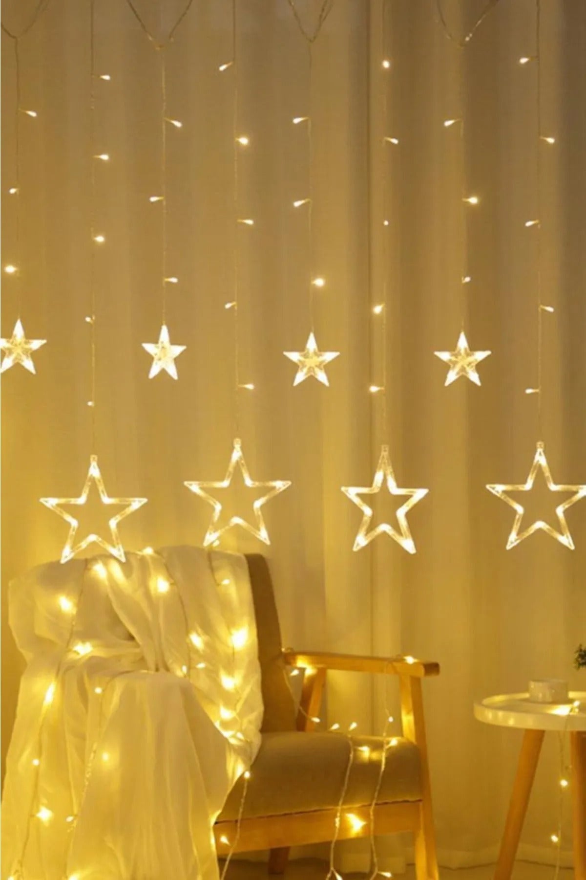 3 Metre Yıldız Şekilli LED Işık