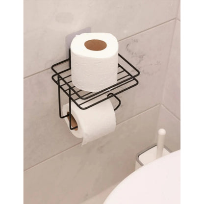 Pratik Yapışkanlı Metal Tuvalet Kağıdı Tutucu