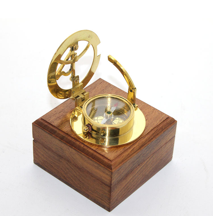 Ahşap Kutulu Pusula Model 10