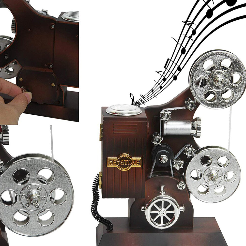 Film Makinesi Tasarımlı Müzik Kutusu