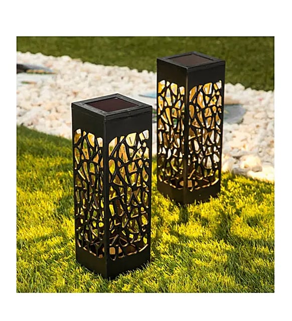 Dekoratif Solar Güneş Enerjili Bahçe Aydınlatması Yürüyüş Yolu Seti (6 Adet)