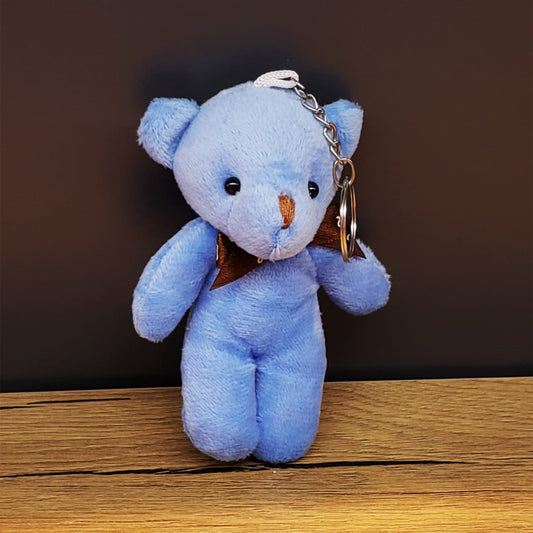 Mavi Hediyelik Kese İçinde Ayıcık