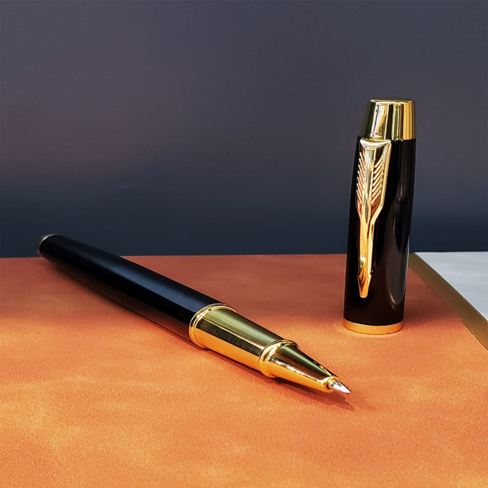 Metal Siyah Roller Tükenmez Kalem