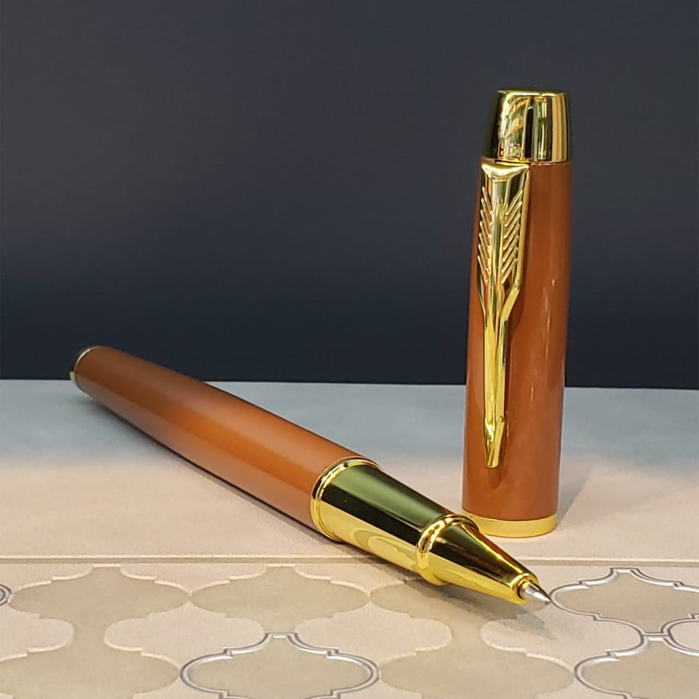 Taba Rengi Metal Tükenmez Kalem