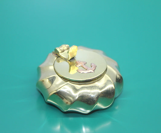 Pirinç Çapalı Kapaklı Küllük 6 Cm