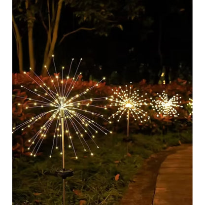 Solar Havai Fişek Dekor LED