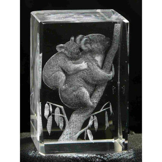 3D Kristal Koala Modeli