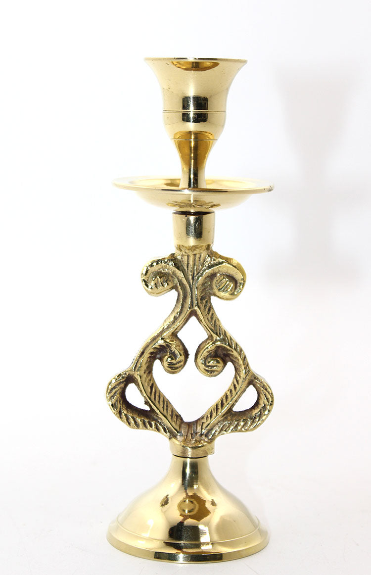 Tekli Pirinç Şamdan Model 5