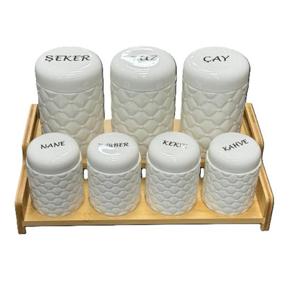 7'li Standlı Baharat Seti