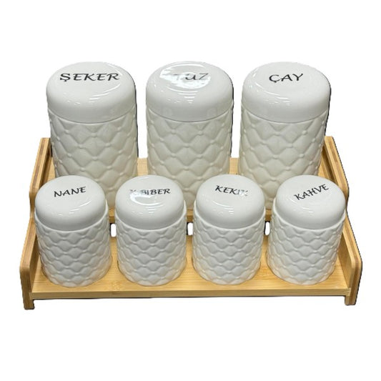 7'li Standlı Baharat Seti