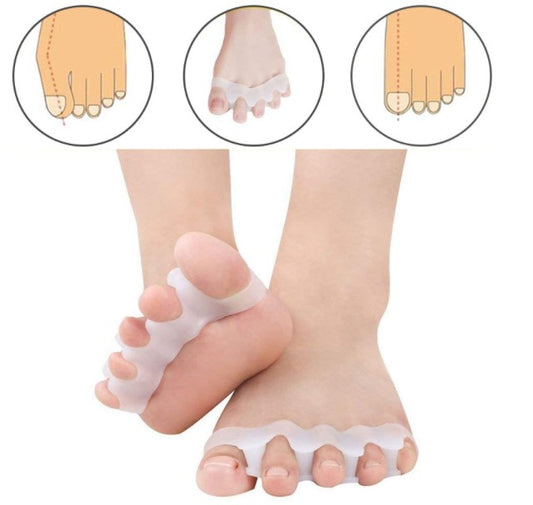 5 PARMAK AYIRAN GEÇMELI MAKARA BEYAZ RENK