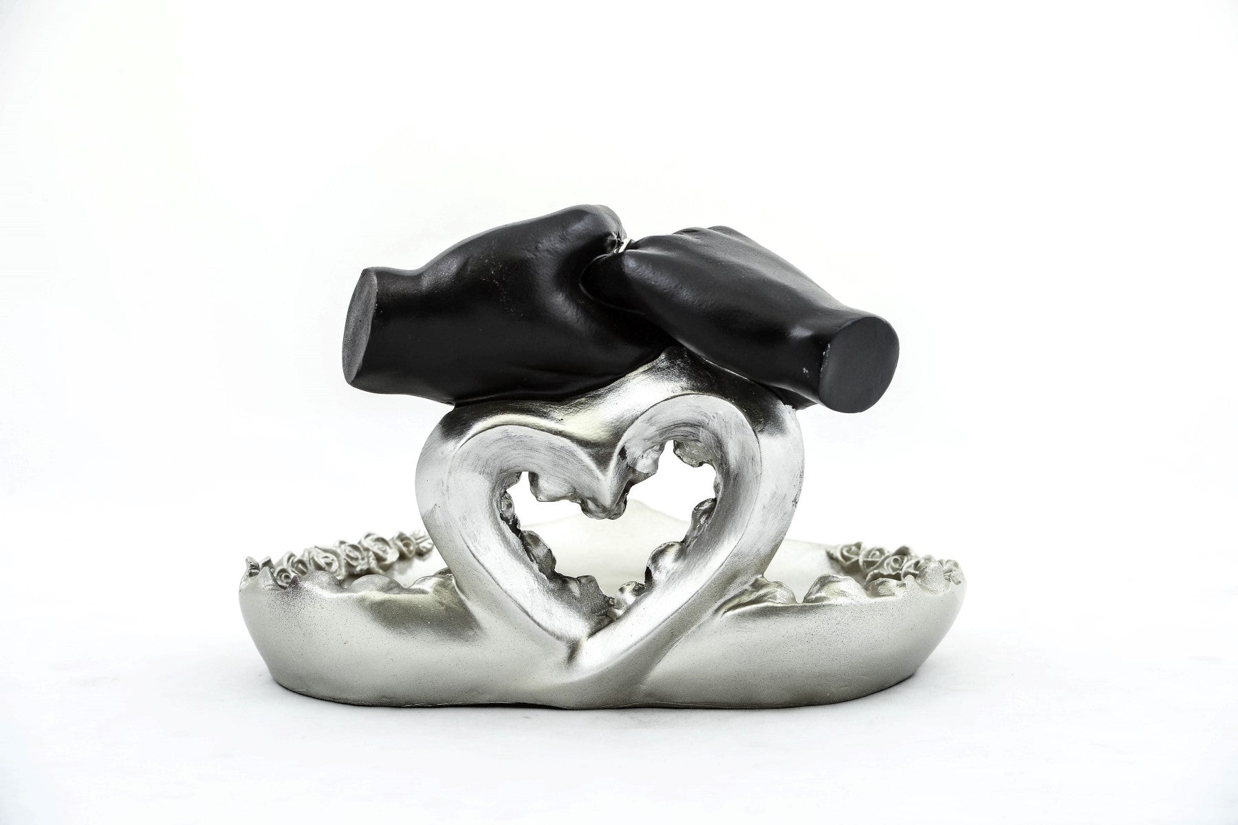 Özel Tasarım Kalpli Polyester Sunum Tepsisi