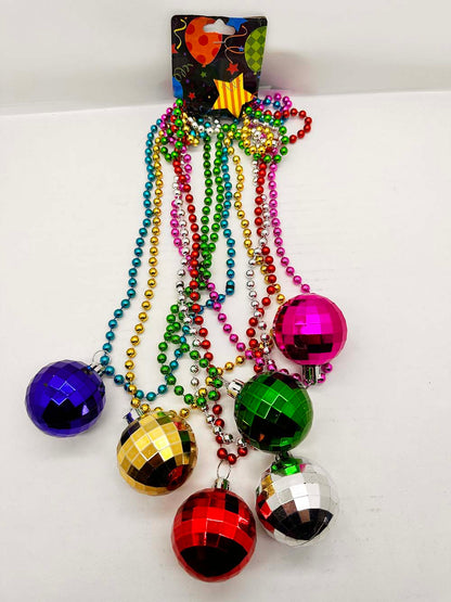 Disko Topu Kolye Seti 6 Adet