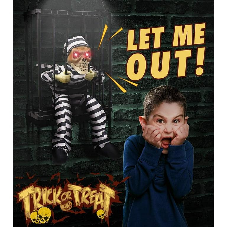 MAHKUM GÖRÜNÜMLÜ KURU KAFA İSKELET