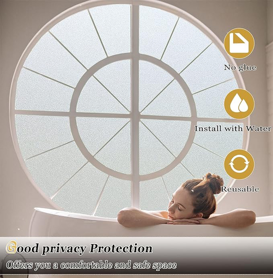 UV Engelleyici Buzlu Cam Filmi 3 Metre x 45 Cm.