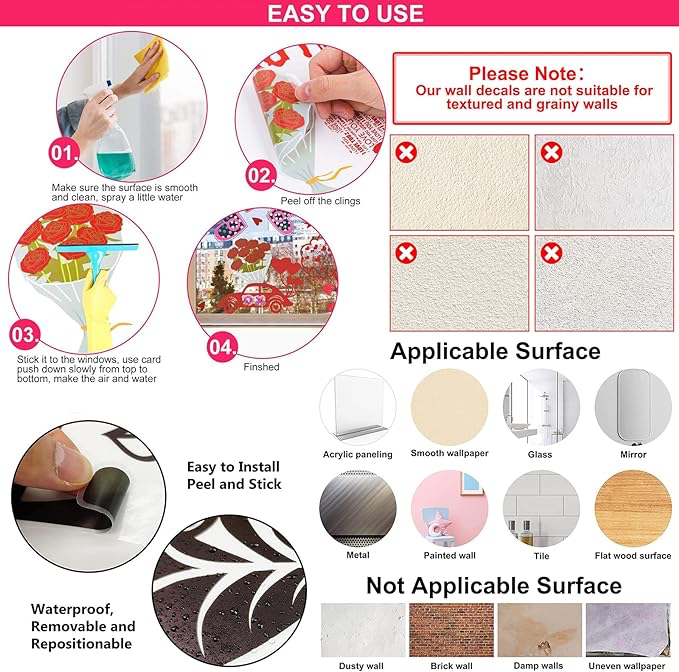 Tropikal Bitkiler Duvar Stickerı Model A