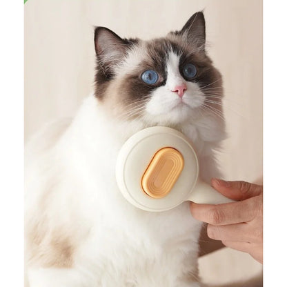 Evcil Hayvan Yuvarlak Basmalı Tarak