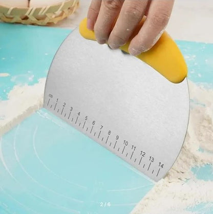 Paslanmaz Çelik Hamur Kesme ve Şekillendirme Spatulası