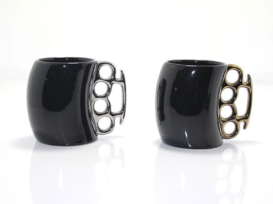 Porselen Muşta Tasarımlı Kupa Bardak