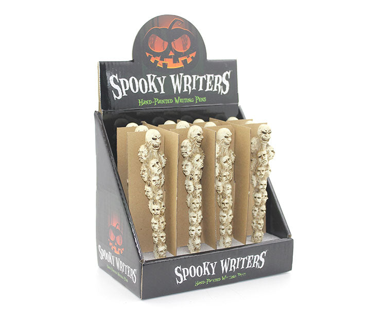 Polyester Kurukafa Tükenmez Kalem Model 2