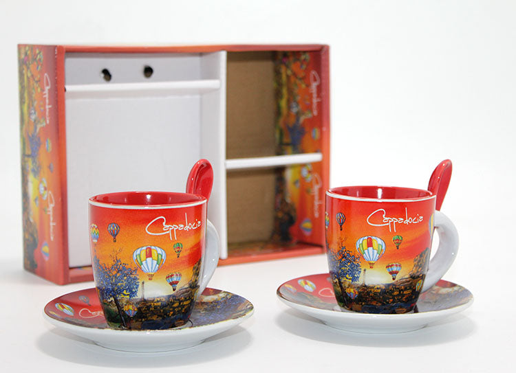 Yöresel İkili Fincan Seti Model 3