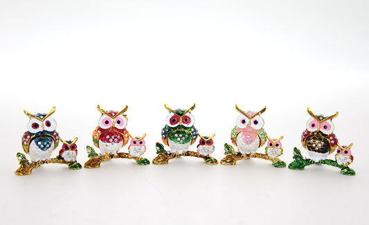 Swarovski 2'li Baykuş Model 2