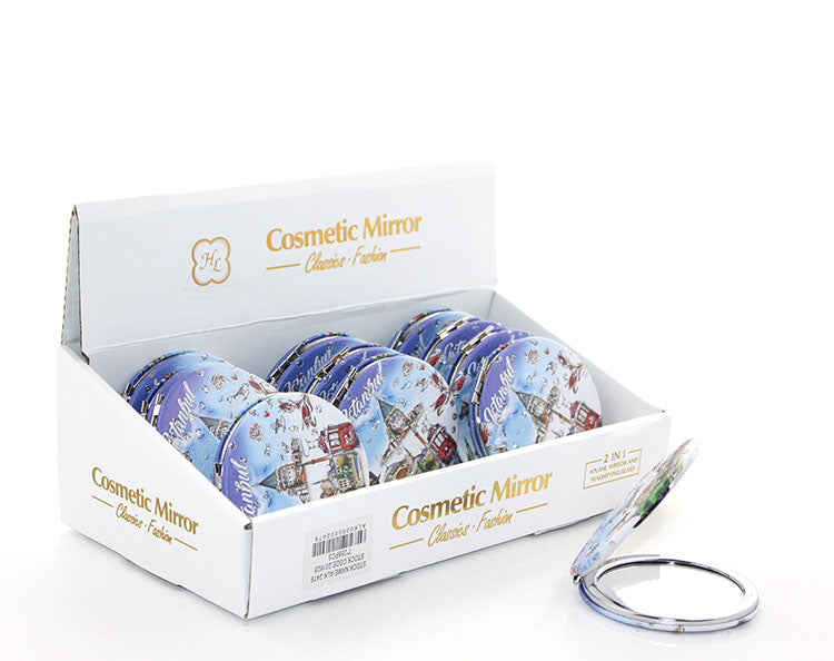 Taşlı İstanbul Tasarımı El Aynası İnce Model 21