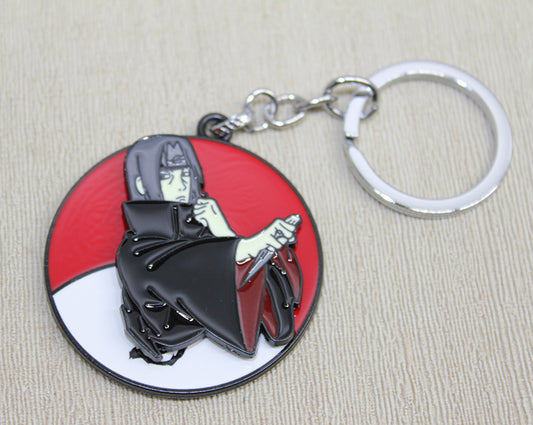 Metal Dönen Itachi Uchiha Anahtarlık