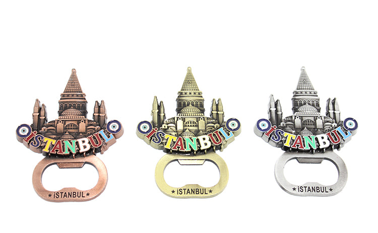 İstanbul Temalı Metal Magnet Ve Açacak