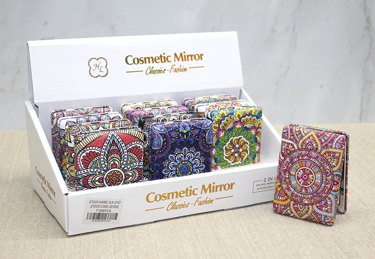 Taşlı El Aynası Dikdörtgen Kalın Model 1