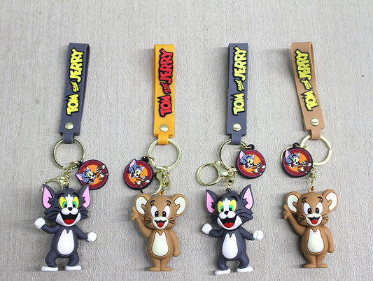 Tom Ve Jerry Silikon Anahtarlık