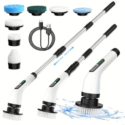 7 in 1 Kablosuz Elektrikli Temizlik Fırçası Seti