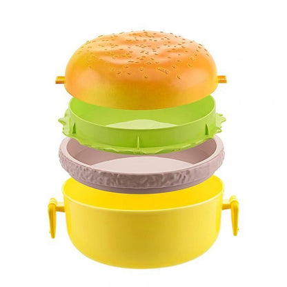 Hamburger Tasarımlı Beslenme Kabı