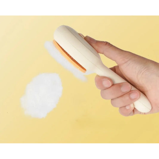 Evcil Hayvan Yuvarlak Basmalı Tarak