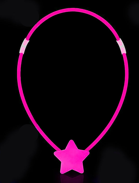 Glow Stick Yıldız Kolye