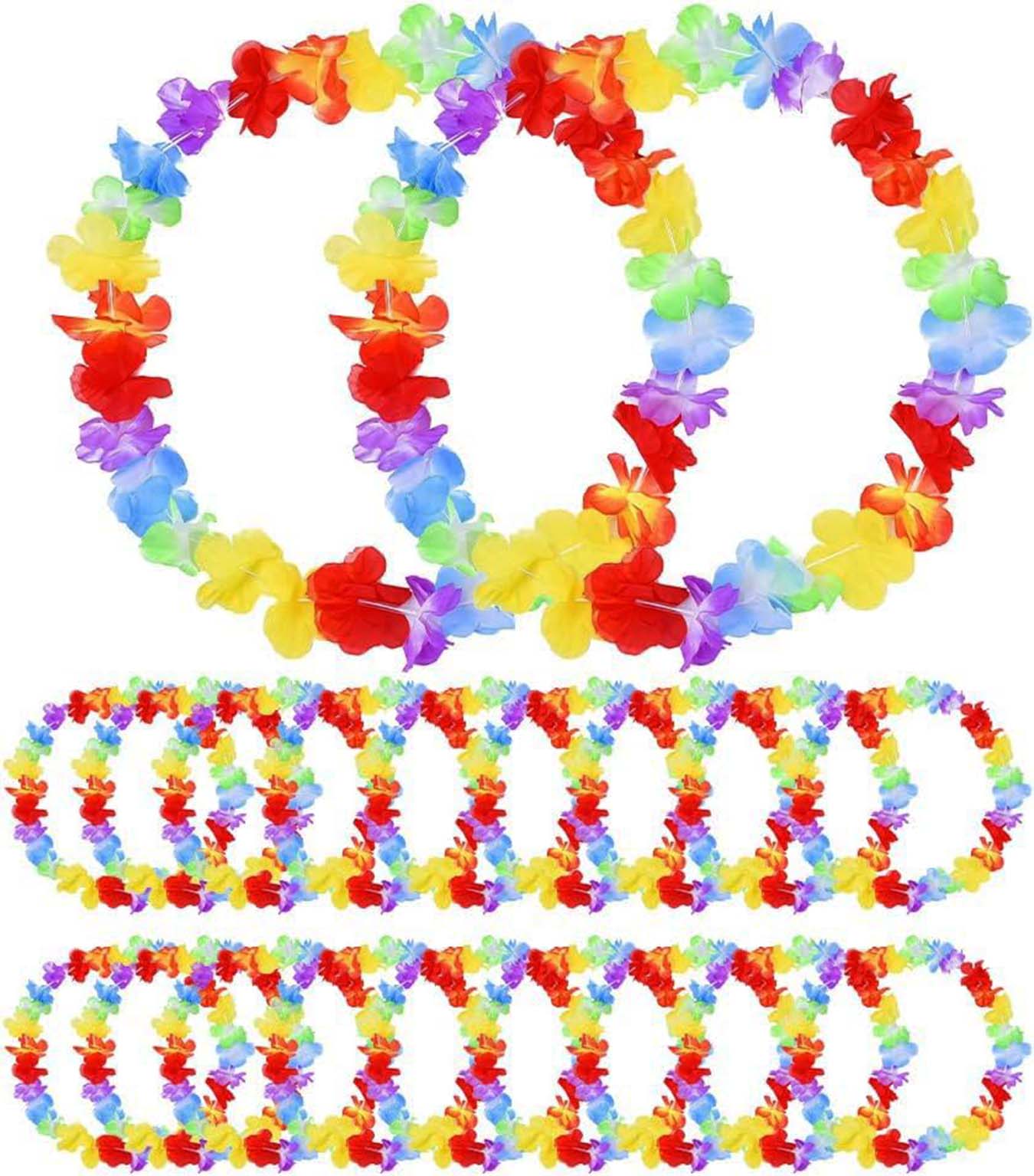 Hawaii Çiçekli Boyun Kolyesi 12 Adet