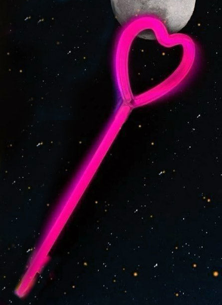 Kalp Şekili Glow Çubuk Seti 6 Adet