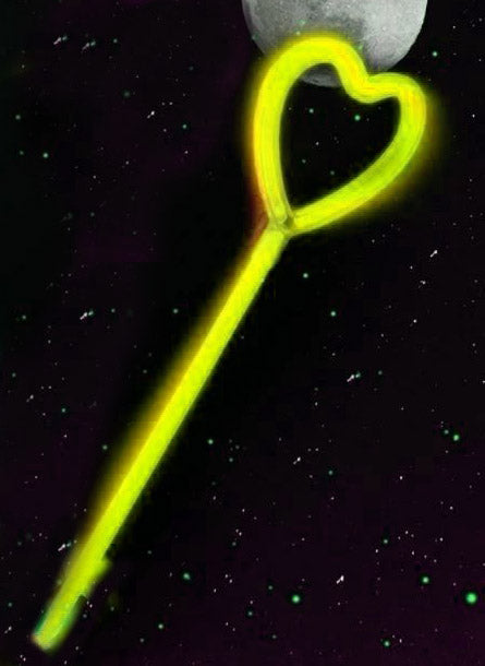 Kalp Şekili Glow Çubuk Seti 6 Adet